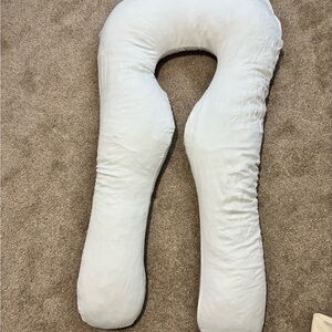 Comfortable White U-Shaped Body Pillow